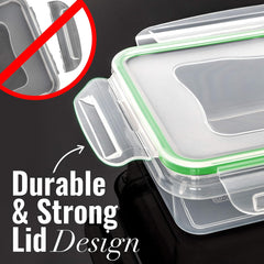 fullstar 50-Piece Plastic Food Storage Containers with Lids (24 Containers & 24 Lids) - Leakproof, BPA-Free, Meal Prep Containers, Reusable Lunch Storage Set for Kitchen Organization (Pack of 50)